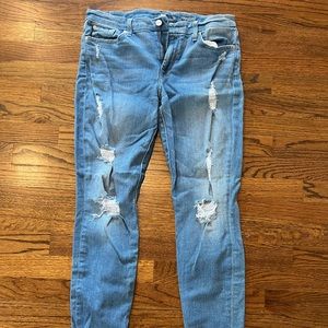 7 for all mankind size 31 the ankle skinny